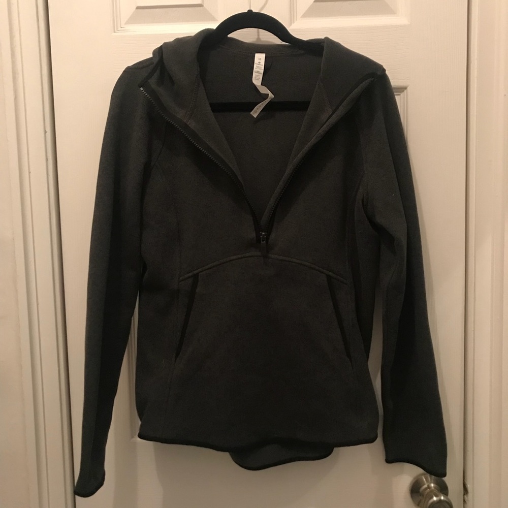 Women’s Fleece and Thank You Pullover Dark Gray